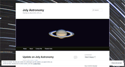 Desktop Screenshot of jolyastronomy.com