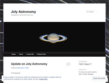 Tablet Screenshot of jolyastronomy.com